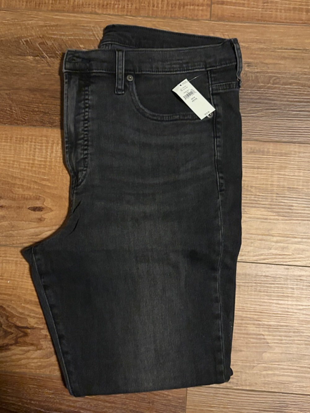 GAP Black Washed High-Rise Skinny Jeans